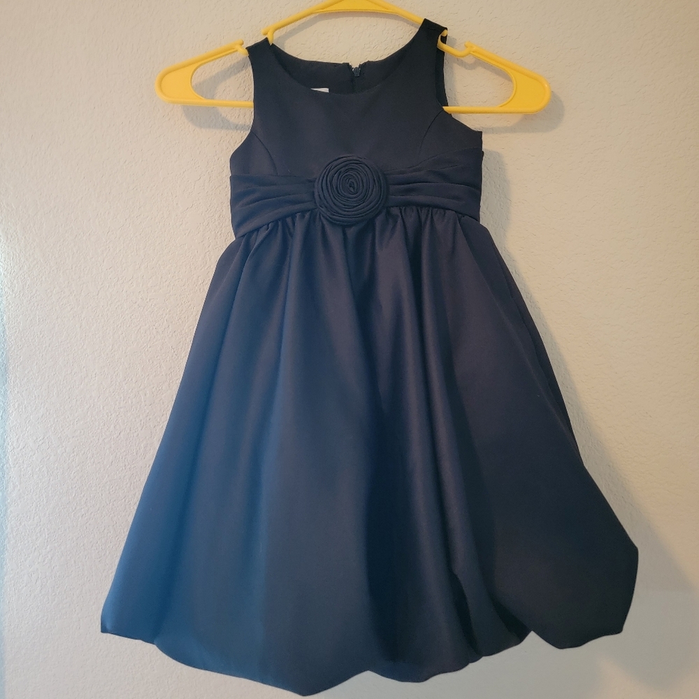 David's Bridal Girls Formal Black Dress, Size 4